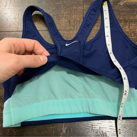 Nike | Just do it Dri-Fit blue sport bra - Picture 8 of 10